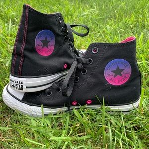 Deadstock converse pink and black